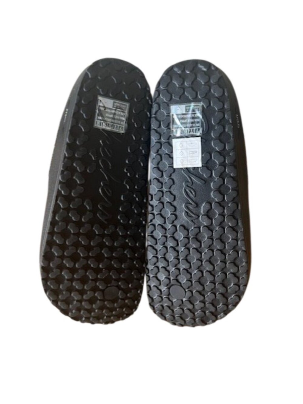 Skechers Arch Fit Thong Sandals Black Comfort Slides Womens 7  Bling *NEW* - Picture 4 of 5